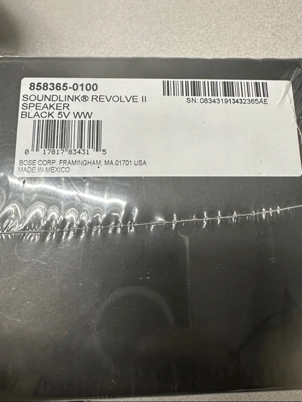 NWT Bose SoundLink Revolve II Portable Bluetooth Speaker - Black - Picture 5 of 5